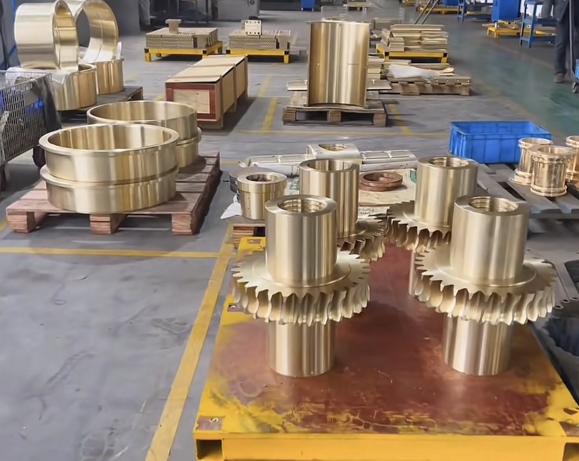 Copper nut & gear