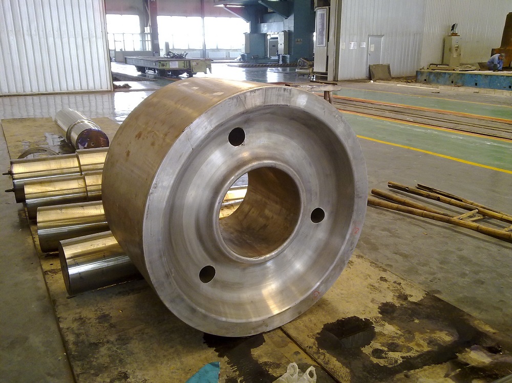 Steel casting products: Supporting roller