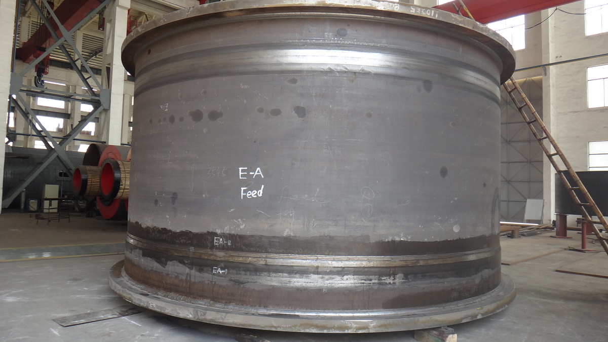 Welding Fabrication: SAG Mill Shell 